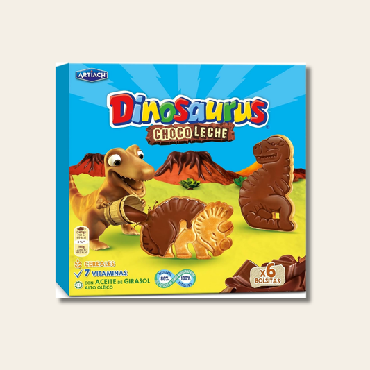 Dinosaurus Choco Leche 255 g — Artiach · Nowość
