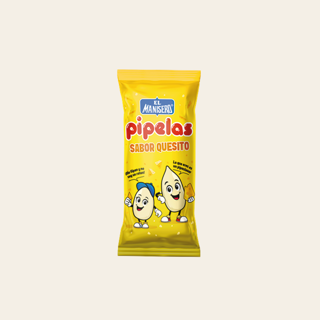 Pipas Peladas Al Queso Rojo 60gr - El Manisero